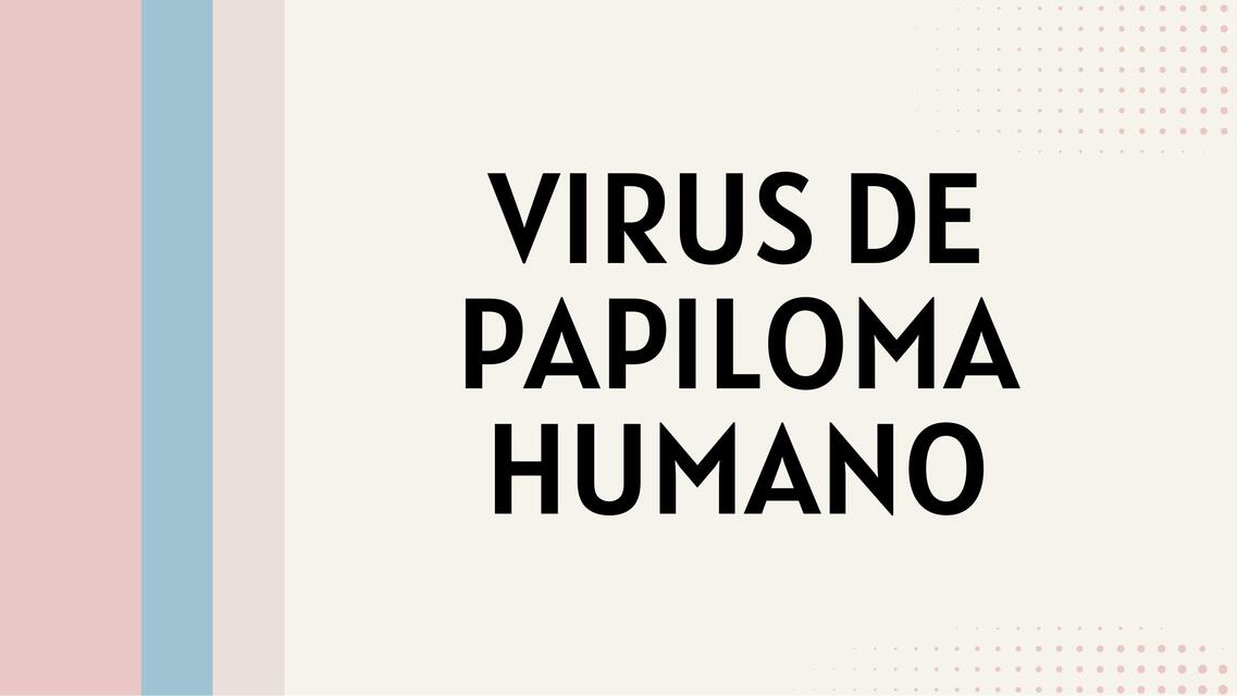 Virus de papiloma humano