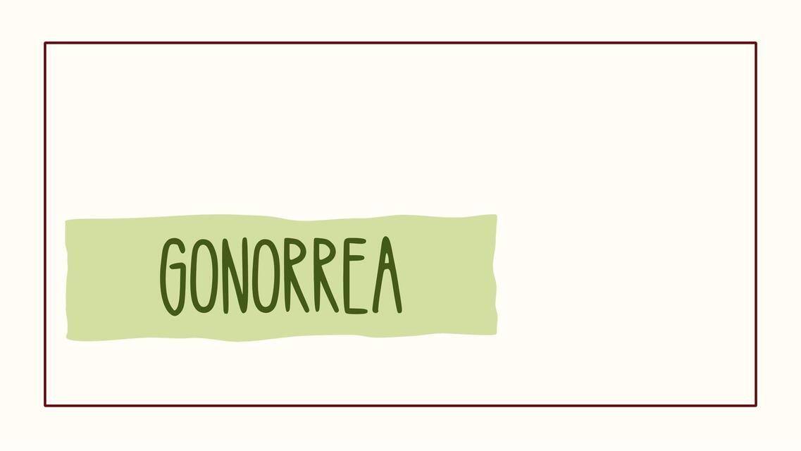 Gonorrea