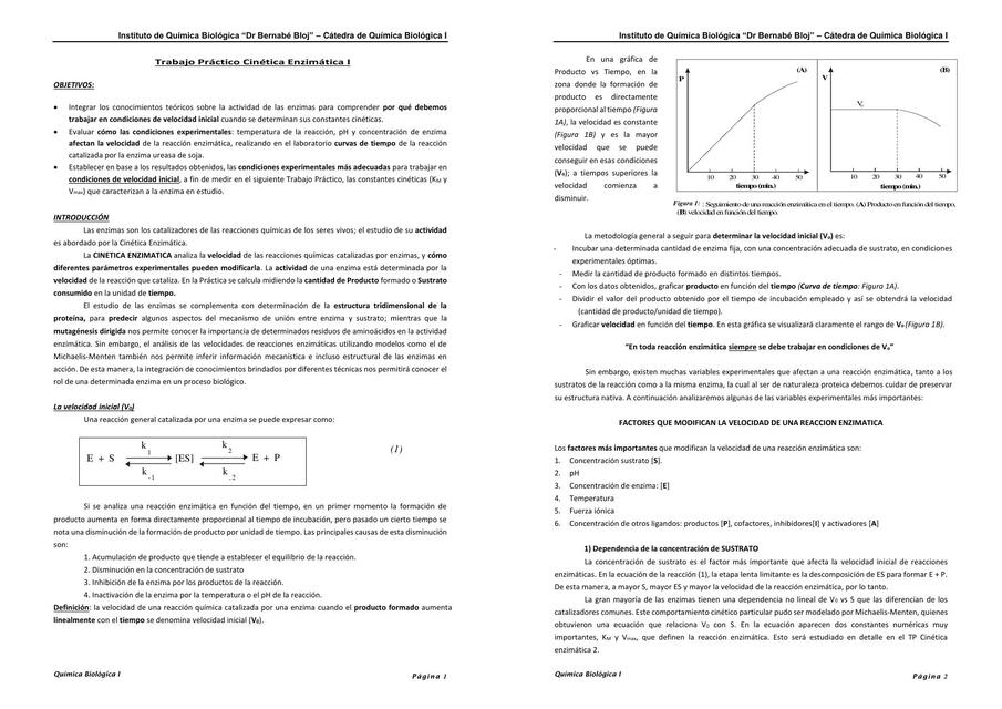Laboratorio de cinetica enzimatica