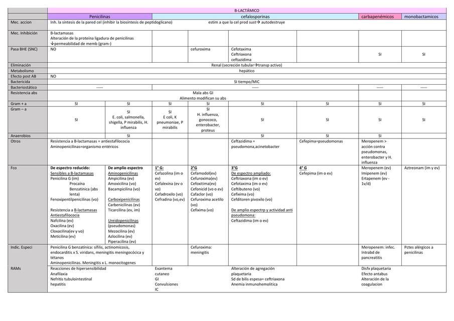 CUADRO ANTIBIOTICO
