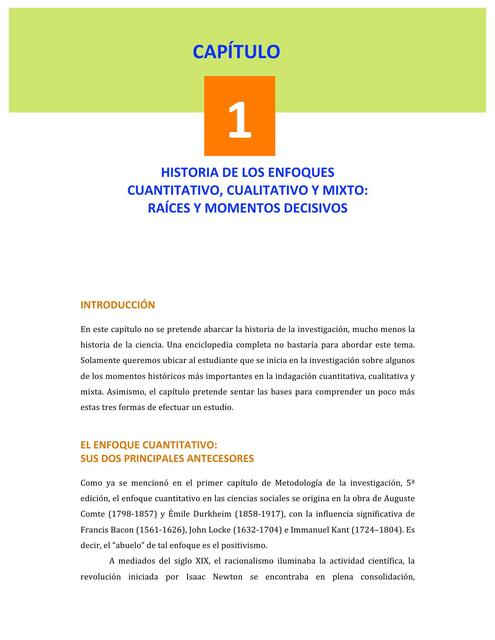 Historia enfoques