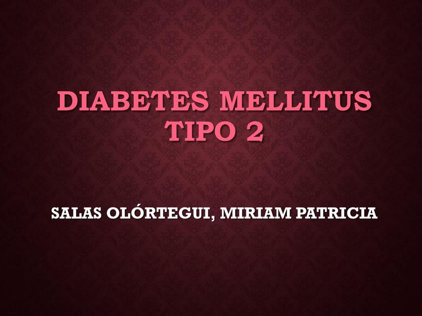 Diabetes Mellitus