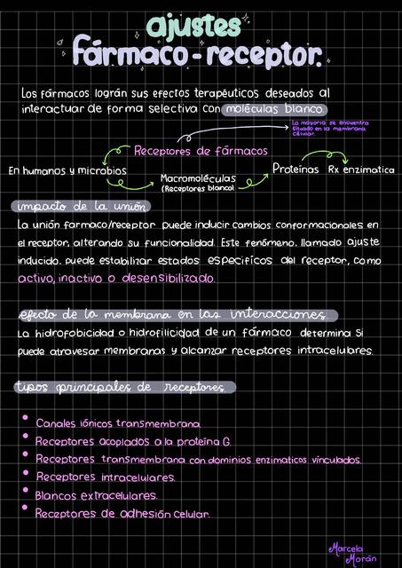 Interacción Farmaco receptor