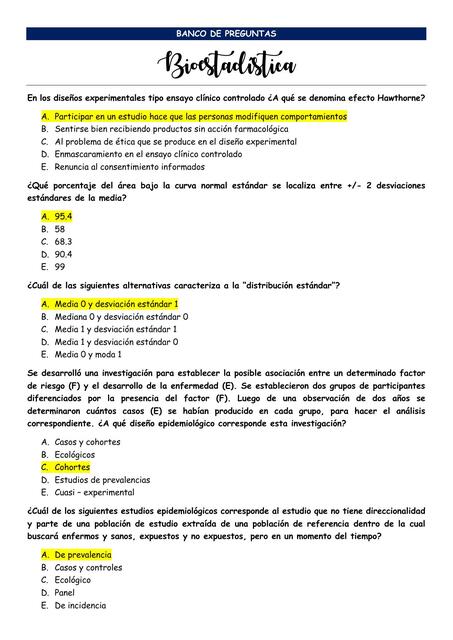 Banco bioestadística II - Residentado Médico