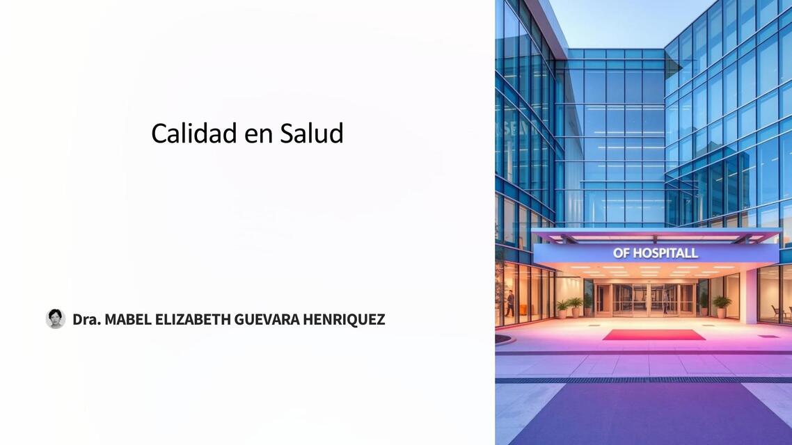 Calidad en Salud