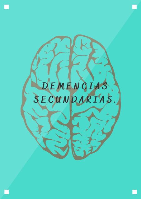 Demencias secundarias