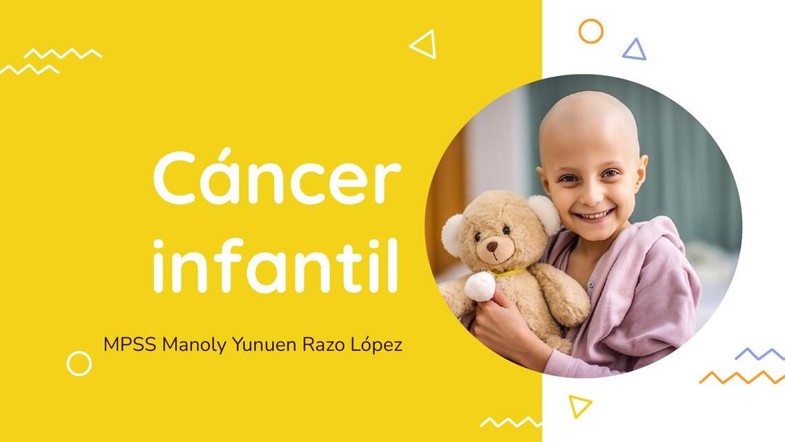 Cáncer infantil