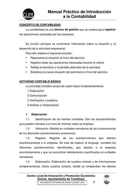 Manual práctico de introducción a la contabilidad