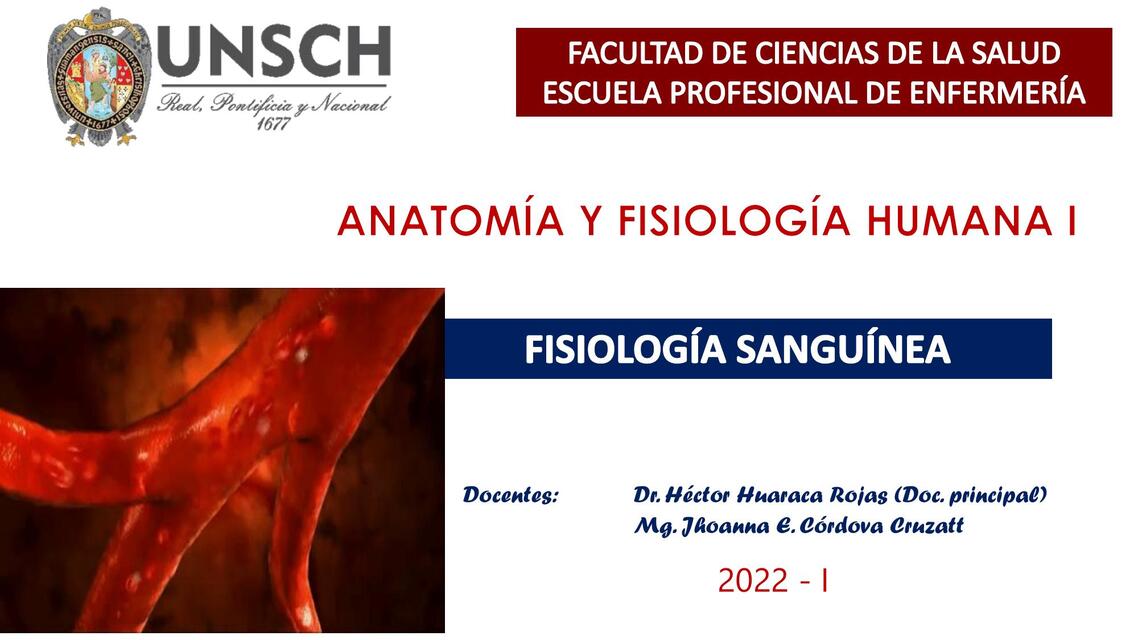 3 FISIOLOGÍA SANGUÍNEA