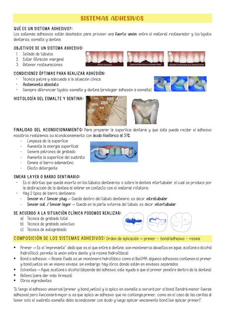 Sistemas Adhesivos