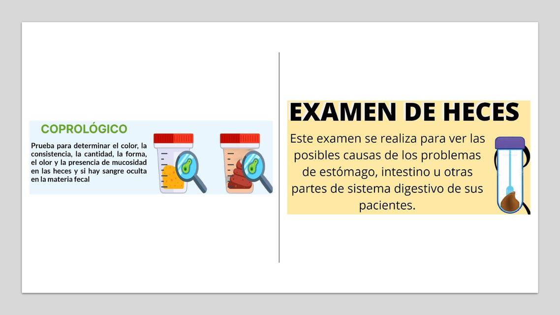 COPROLOGICO COPROCULTIVO Y COPROPARASITARIO
