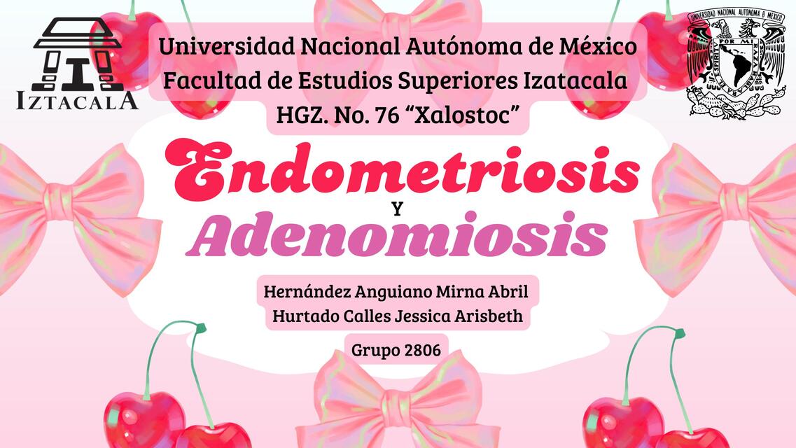 Endometriosis y adenomiosis