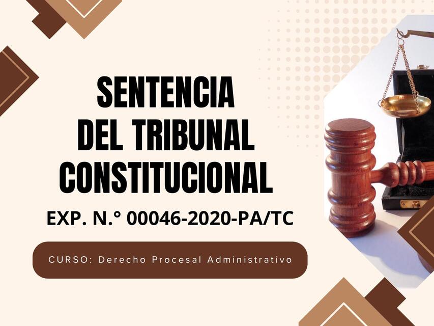 Sentencia del tribunal constitucinal