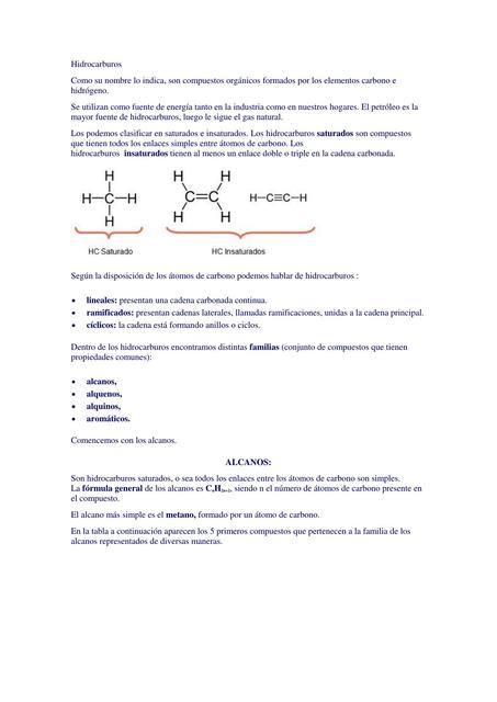 Hidrocarburos