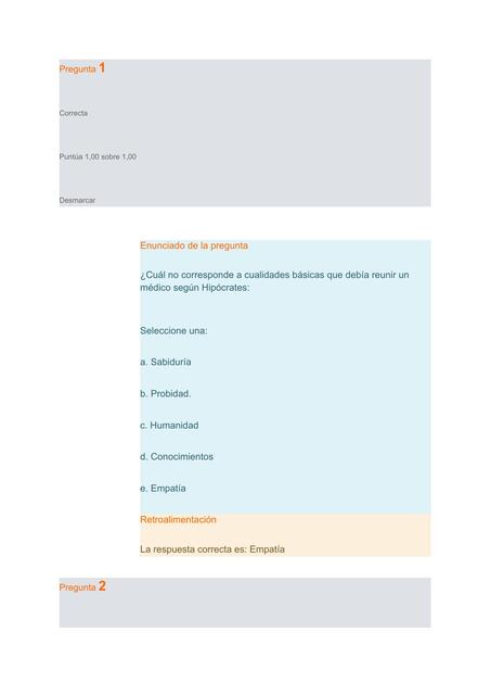 Psicología II PARCIAL 2021-2