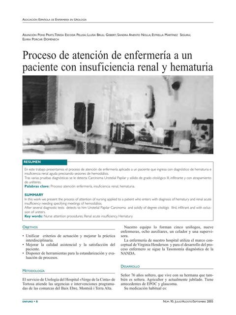 Dialnet ProcesoDeAtencionDeEnfermeriaAUnPaciente I