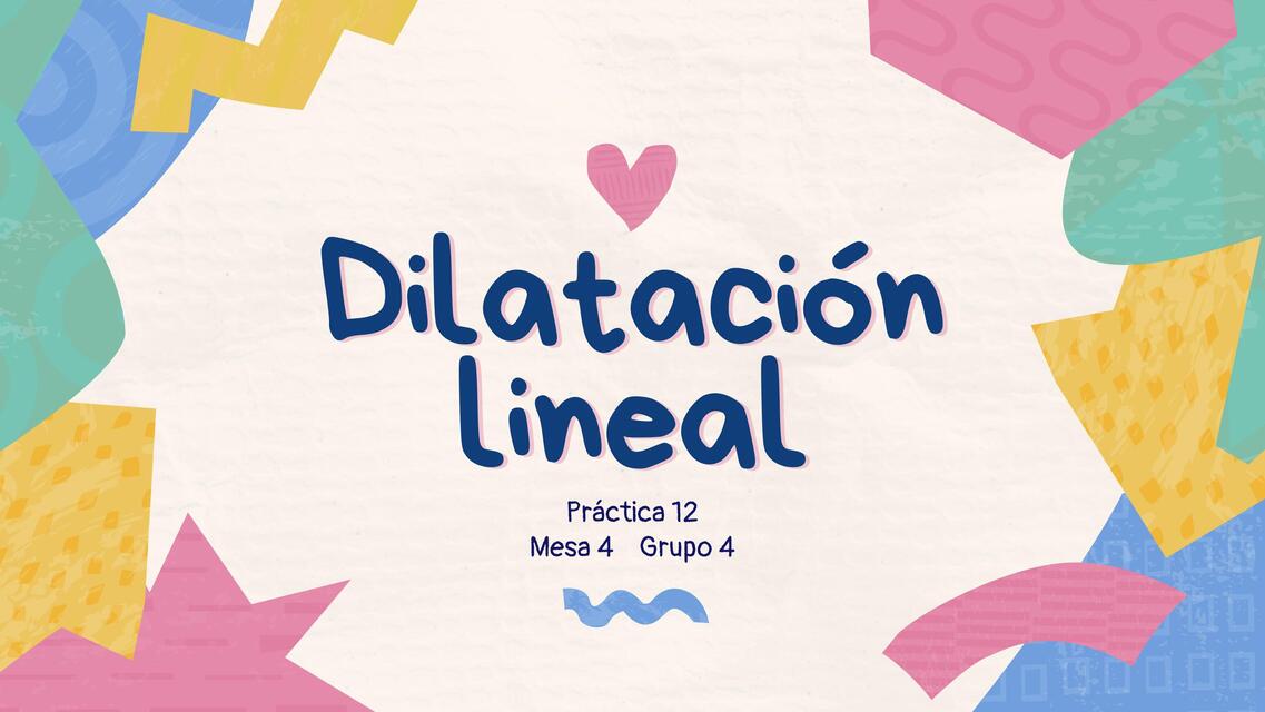 Dilatación lineal