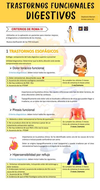 Trastornos Funcionales Digestivos