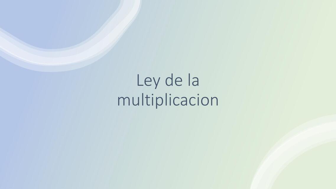 10 Ley del producto