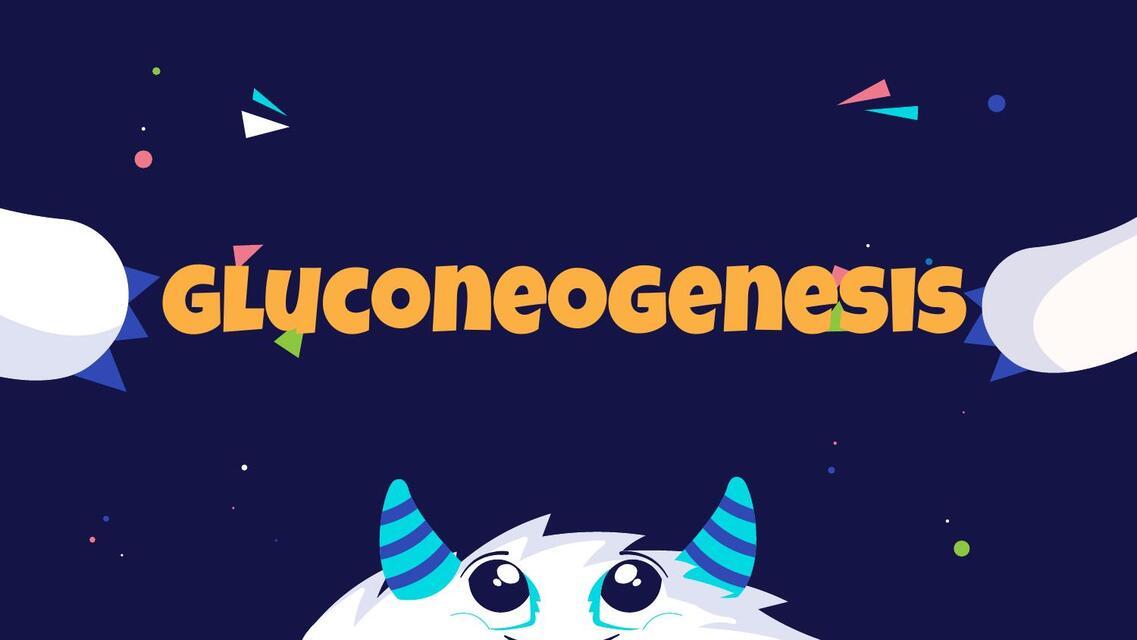 gluconeogenesis