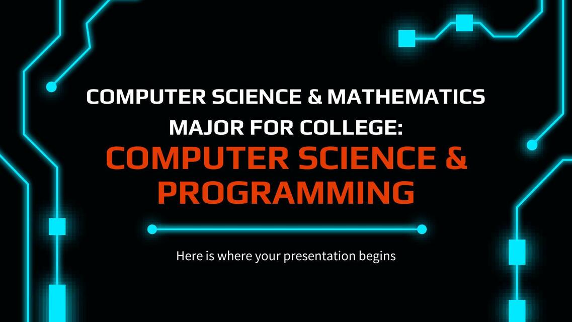 Copy of Computer Science Mathematics Major For Col