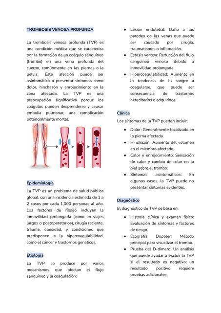 TROMBOSIS VENOSA PROFUNDA