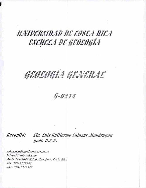 Geologia General