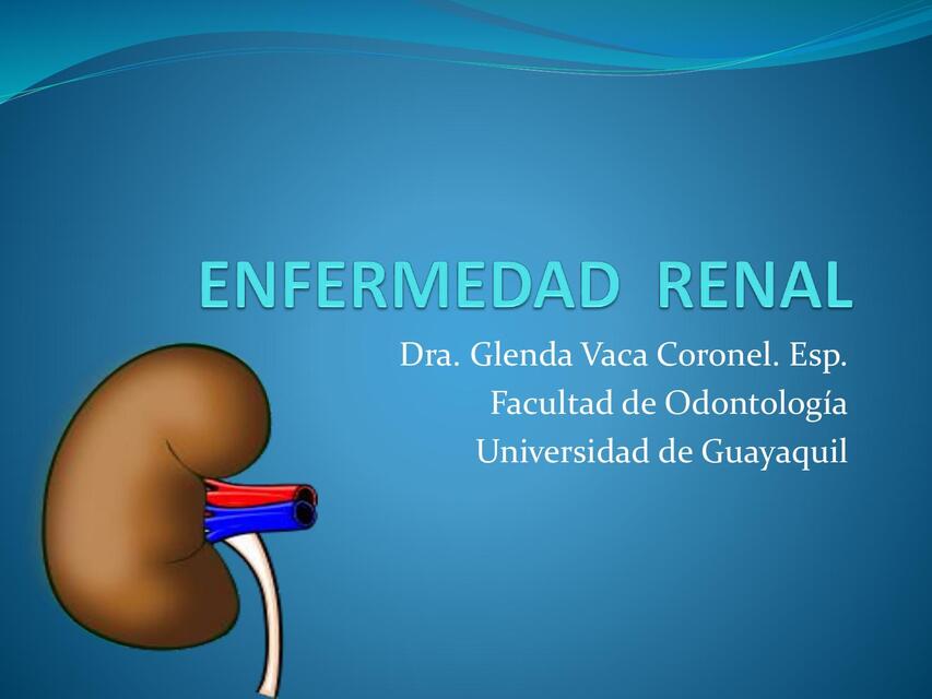 CLASE GUÍA ENFERMEDAD RENAL