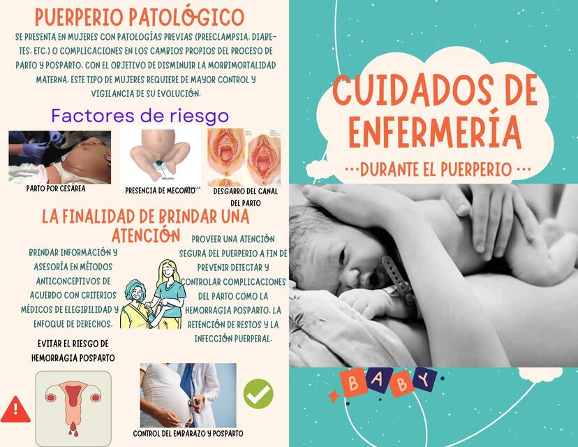 cuidados de enfermería durante el puerperio | Ale | uDocz