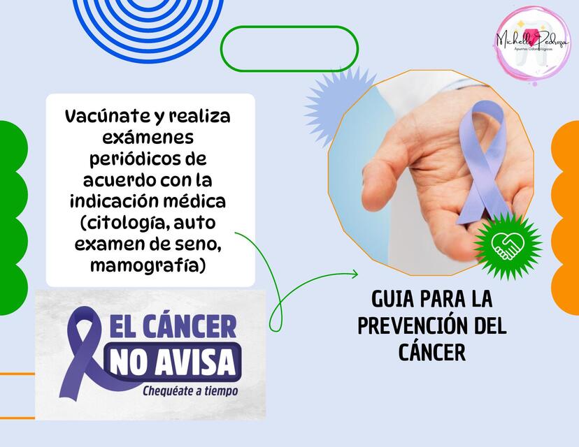 GUIA PARA LA PREVENCIÓN DEL CÁNCER