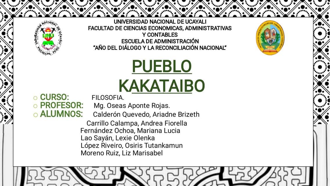 PUEBLO KAKATAIBO | mari | uDocz