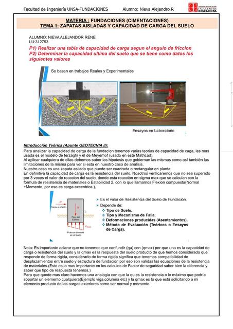 TP 1 CAPACIDAD DE CARGA (Meyerhof)