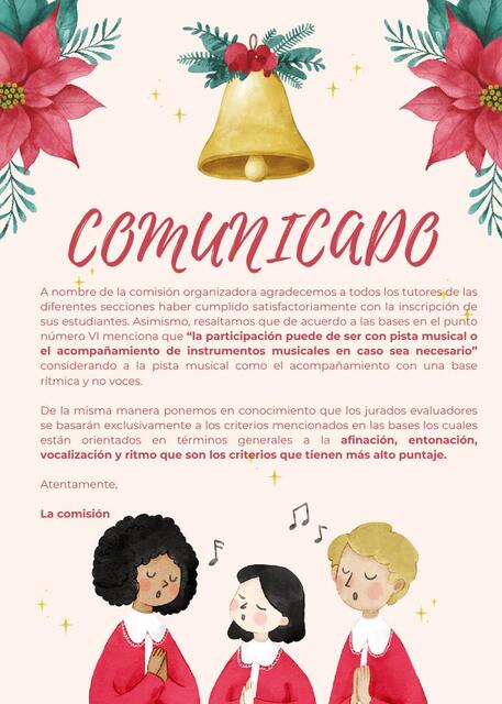 COMUNICADO