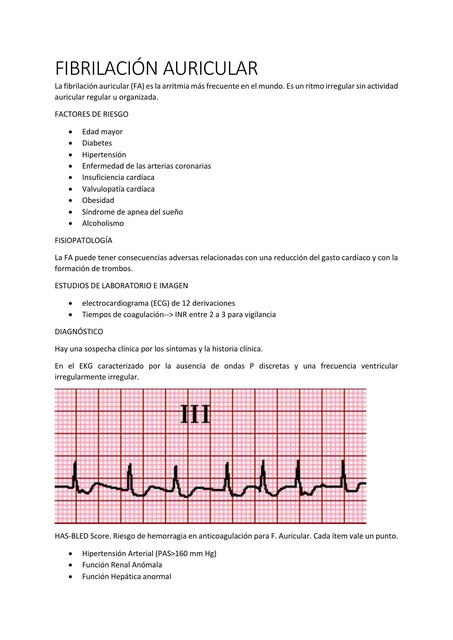 ARRITMIAS EN EL ADULTO MAYOR