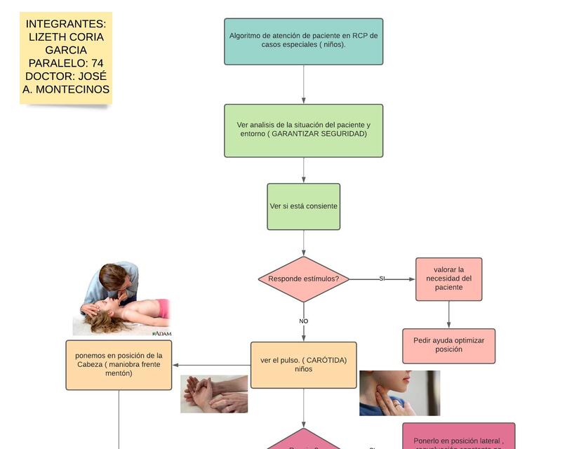 Algoritmo en casos especiales RCP