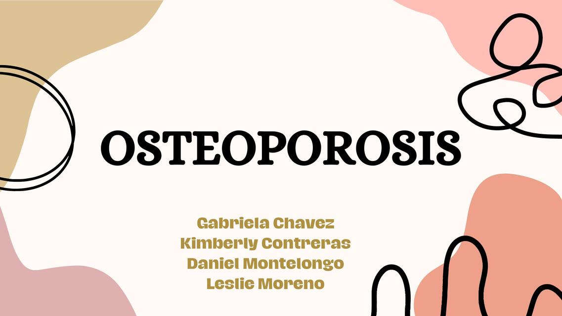 OSTEOPOROSIS