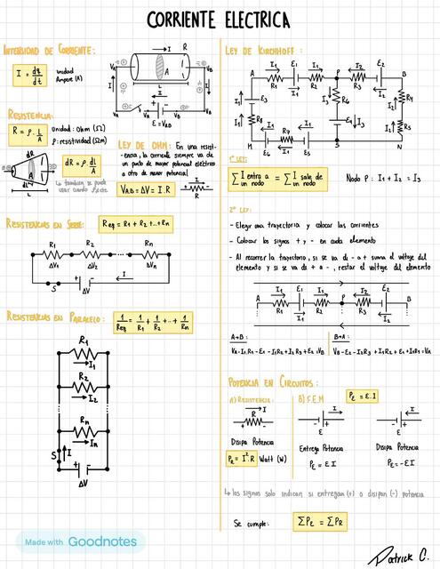 FISICA 3 - CORRIENTE ELECTRICA