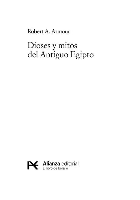 dioses y mitos del antiguo egipto