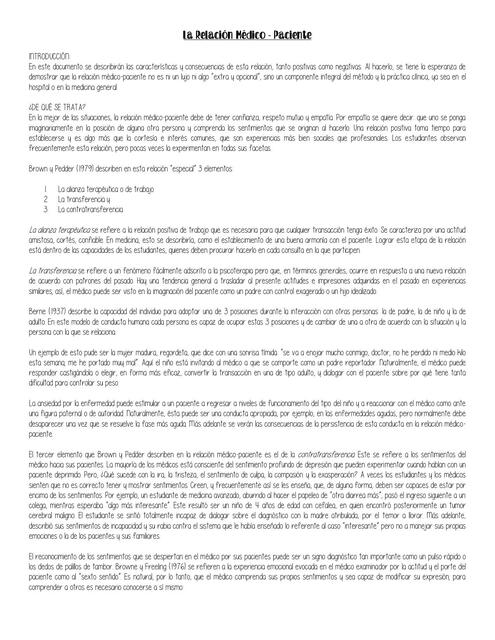 RELACION MEDICO PACIENTE pdf