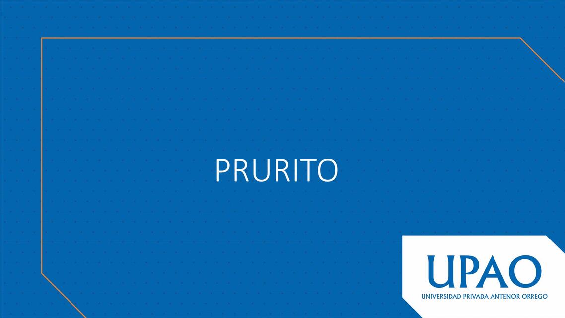 prurito