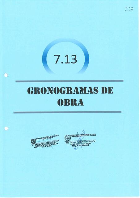 CRONOGRAMAS