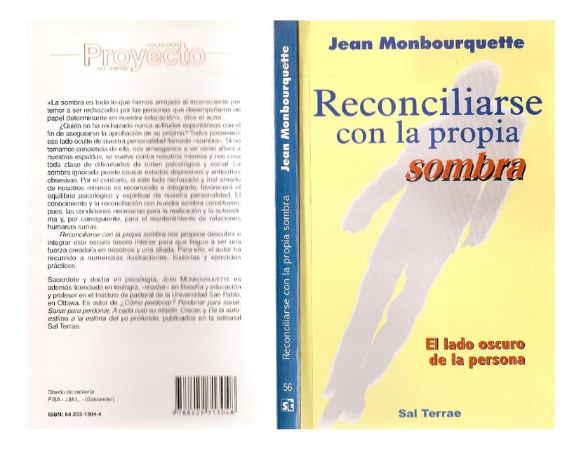 Reconciliarse Con La Propia Sonbra Jean Monbourque