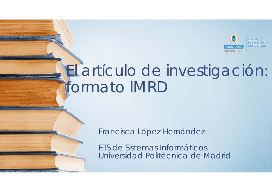 Estructura IMRD