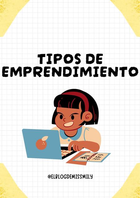 TIPOS DE EMPRENDIMIENTO