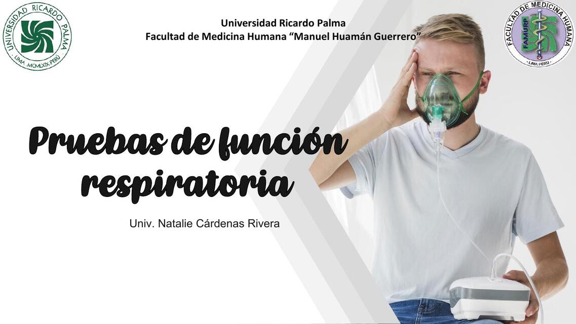 Pruebas de función respiratoria