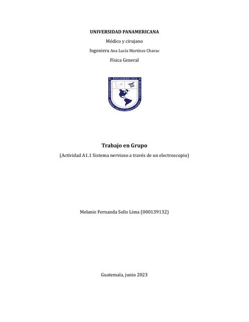 Sistema nervioso a través de un electroscopio