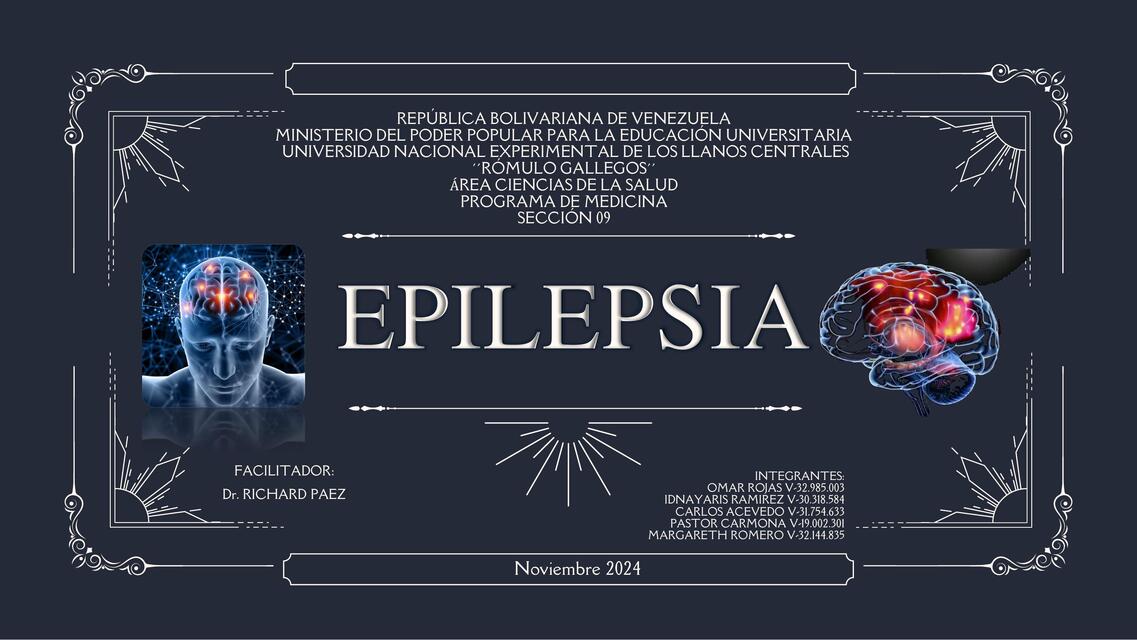 DIAPOSITIVAS EPILEPSIA Pastor