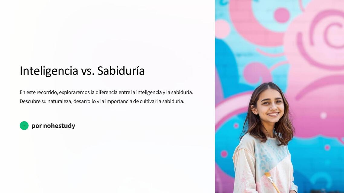 Inteligencia vs Sabiduria (PPTX)