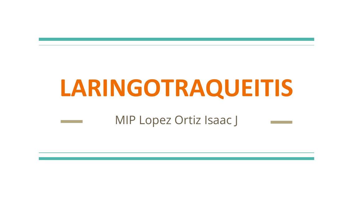 LARINGOTRAQUEITIS