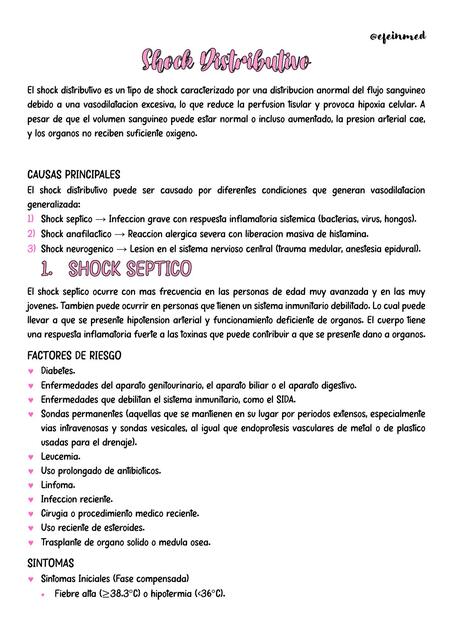 Shock Distributivo